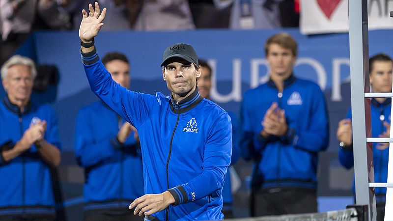 Nadal, con una mano "inflamada", no disputa la última jornada de la Laver Cup