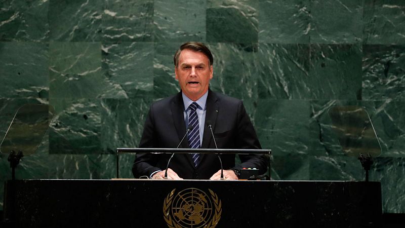 Bolsonaro defiende en la ONU que la Amazonia no es "patrimonio de la Humanidad"
