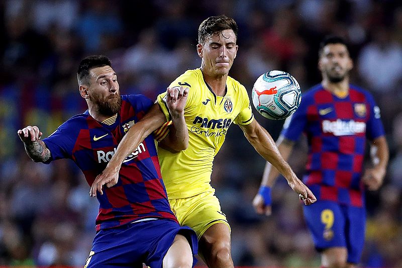 El Barça sufre para ganar a un combativo Villarreal y vuelve a perder a Messi