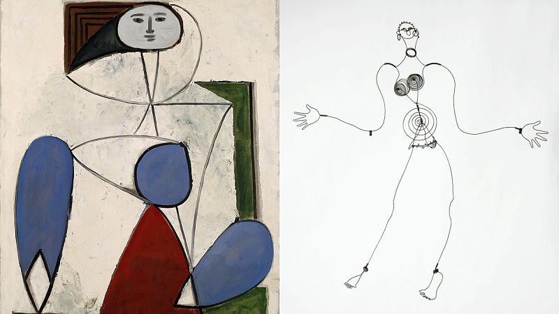 Calder y Picasso: el reto de "dibujar el espacio" a su manera