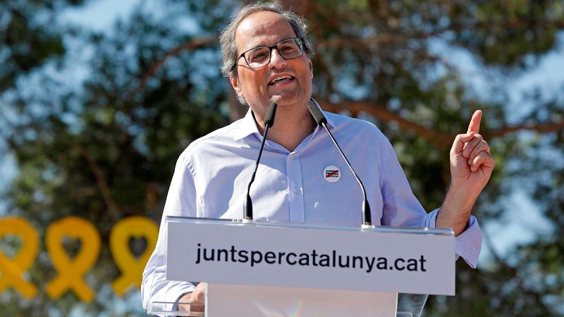 Cinco de los CDR detenidos trataron de establecer un canal de comunicación entre Torra y Puigdemont