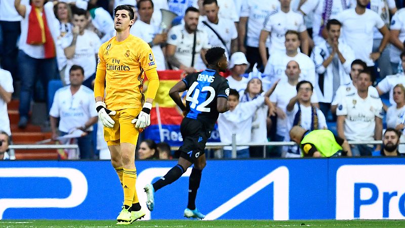 Las dudas de Courtois reabren el debate en la portería blanca