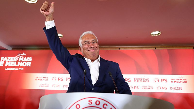 El presidente de Portugal designa primer ministro a Costa para que forme gobierno