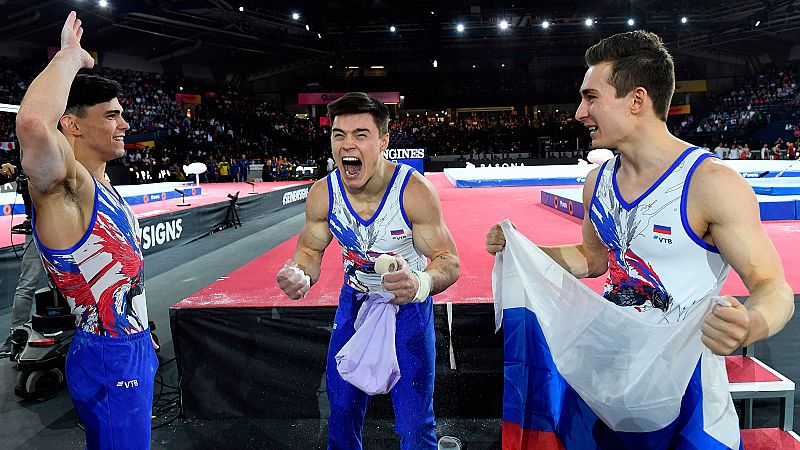 Rusia, campeona del mundo de gimnasia