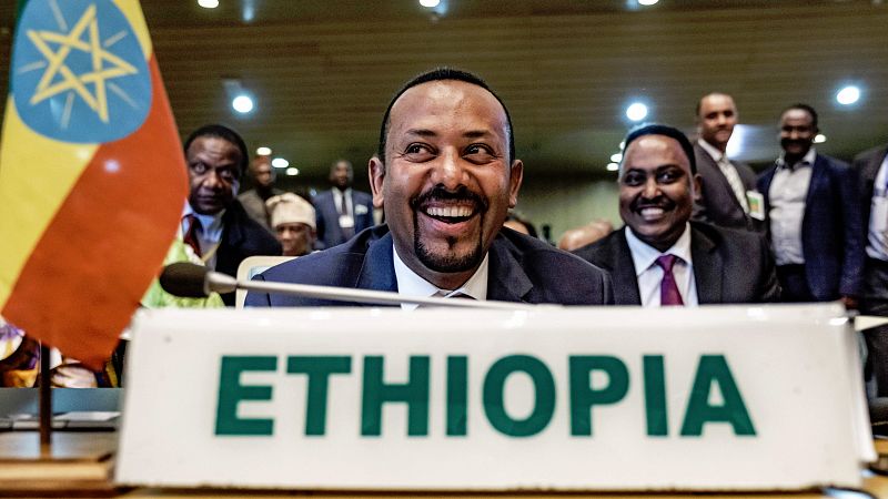 El primer ministro etíope, Abiy Ahmed, premio Nobel de la Paz 2019 por las negociaciones de paz con Eritrea