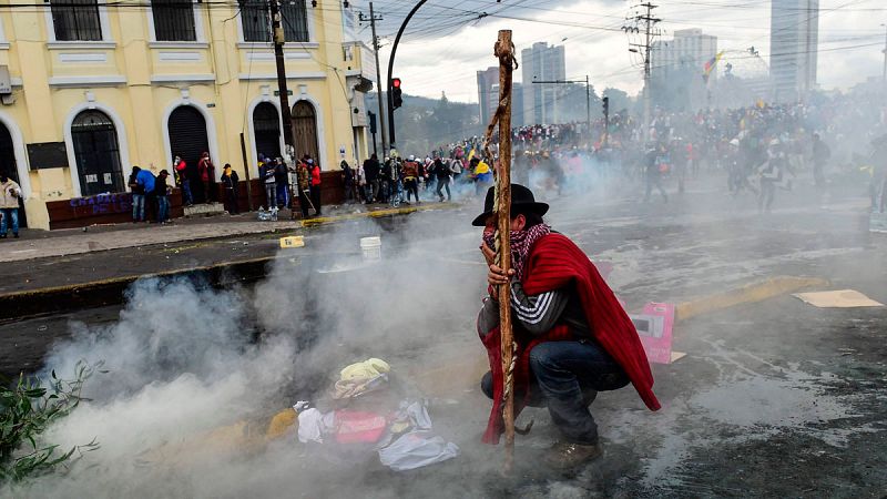 El movimiento indígena de Ecuador solo dialogará con el presidente Lenín Moreno si repone los subsidios a los combustibles