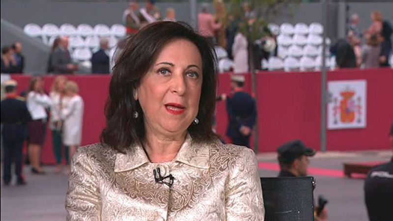 La ministra de Defensa, Margarita Robles: "No nos parecen aceptables las amenazas de Erdogan"