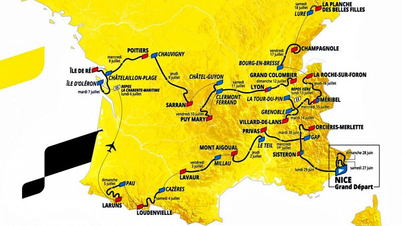El Tour 2020: una carrera Niza-París con una solo 'crono' y nuevos puertos