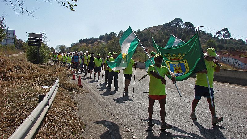 Las marchas de jubilados se unen en Madrid para reclamar unas pensiones dignas