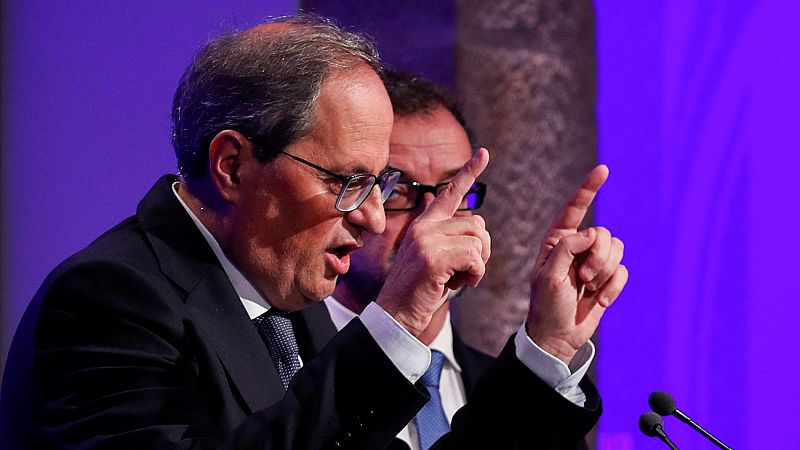 El Constitucional advierte a Torra de la responsabilidad penal si no acata la suspensión de los acuerdos del Parlament