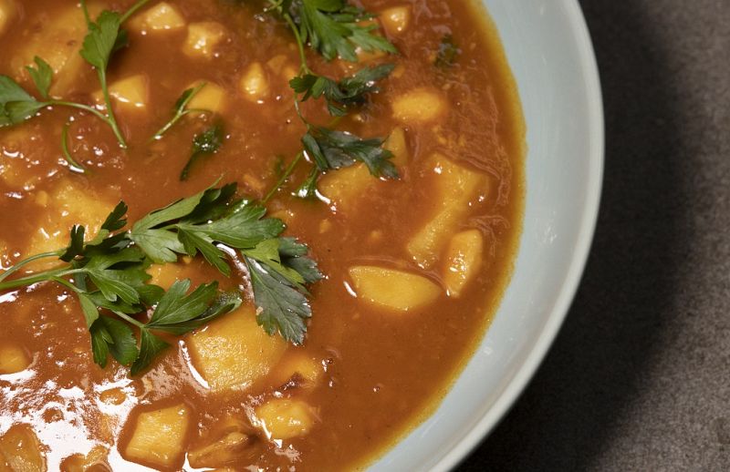 Receta de "caldereta de sepia" de Dani Garc�a