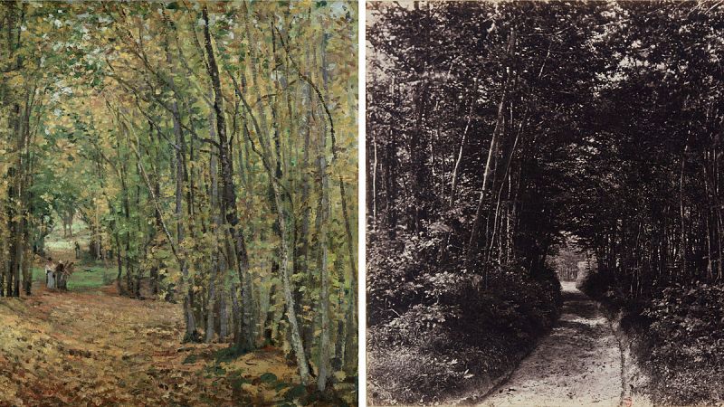 El fantasma de la fotografía en la obra de los impresionistas