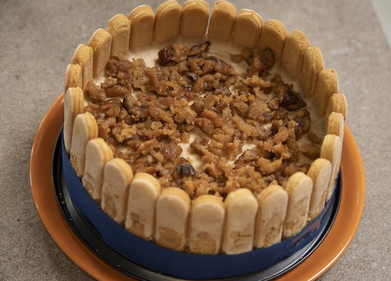 Receta de "charlota de casta�as" de Dani Garc�a