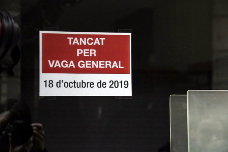 Vaga general entre els aldarulls postsent�ncia