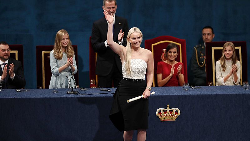 Lindsey Vonn recibe el Premio Princesa de Asturias de los Deportes 2019