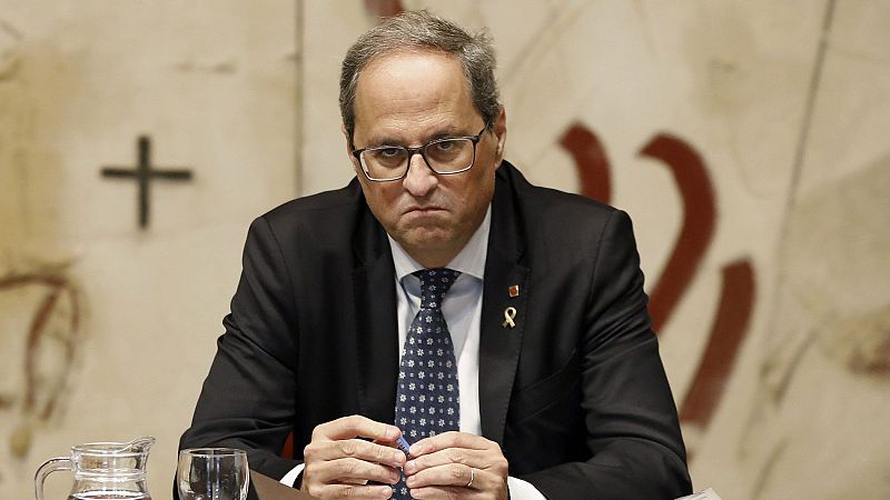 Torra: "Nadie nos prohibirá nunca seguir avanzando" en el "derecho de autodeterminación"