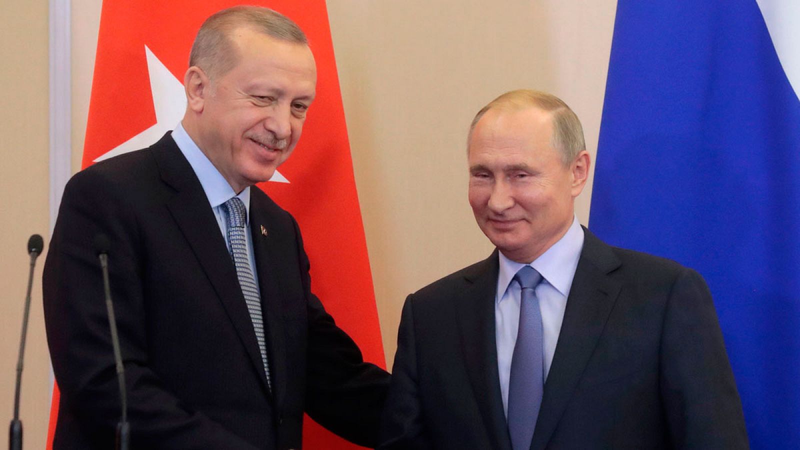 Putin y Erdogan acuerdan la creación de una zona de seguridad en el noreste de Siria