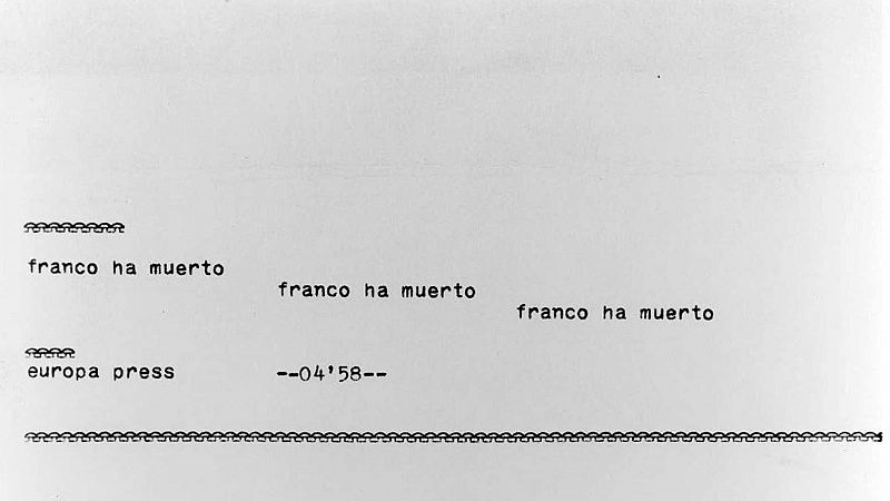 "Te vas a tragar el teletipo!"