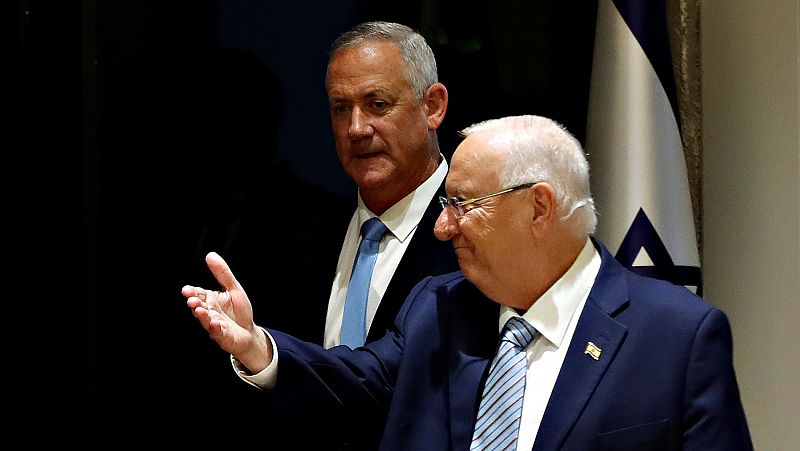 Beny Gantz recibe el encargo de formar gobierno en Israel tras el fracaso de Benjamin Netanyahu