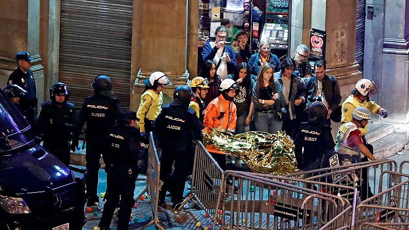 El policía herido de gravedad en los disturbios de Barcelona será trasladado a Vigo