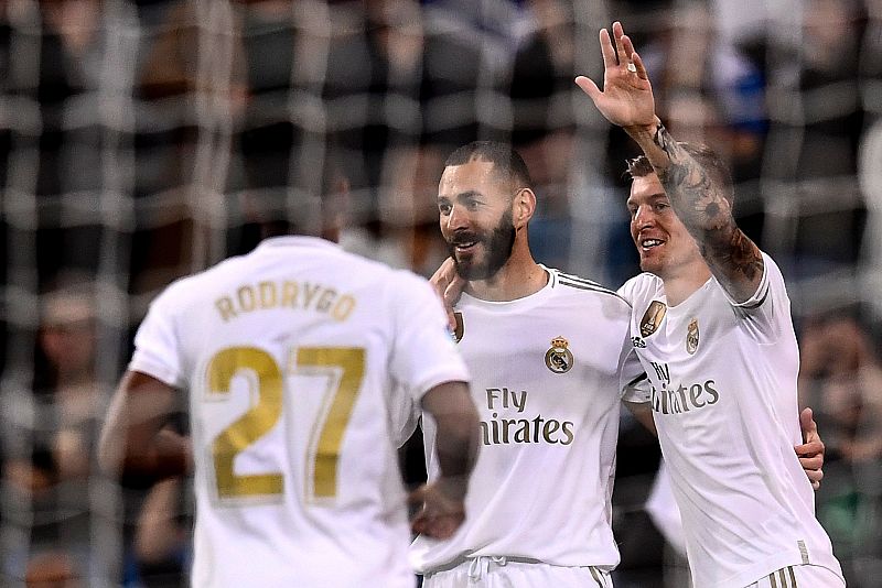Benzema, dueño y señor del área en una goleada al Leganés