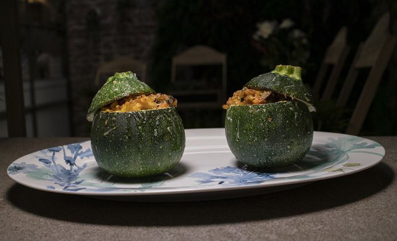 Receta de "calabac�n relleno" de Dani Garc�a