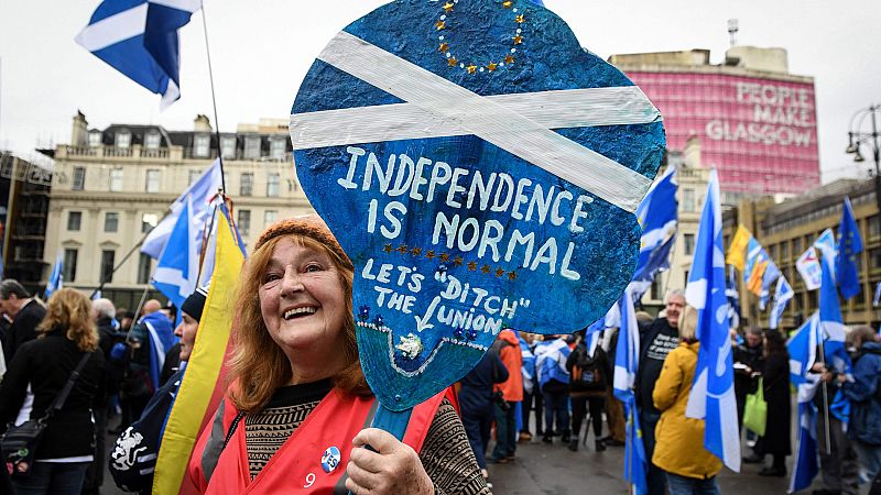 El movimiento independentista escocs demanda un segundo referndum de separacin del Reino Unido en 2020