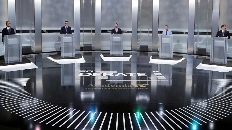 Directo | Así hemos contado el debate a cinco de las elecciones generales en RTVE