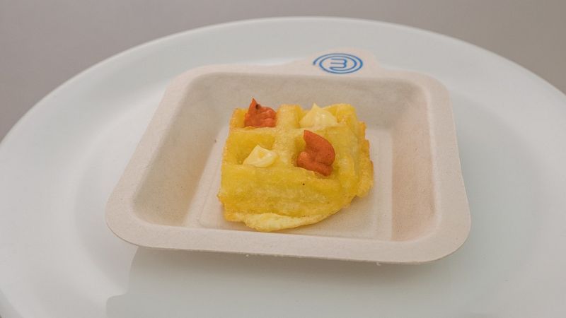 Receta de patatas bravas versi�n gofre