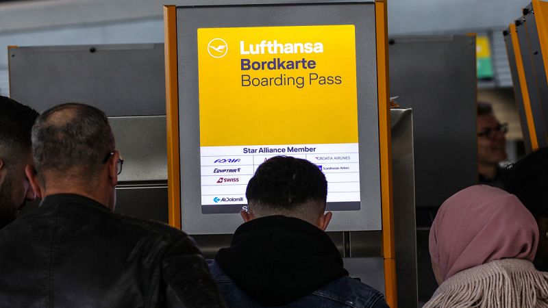 Cerca de 1.300 vuelos cancelados por la huelga de Lufthansa
