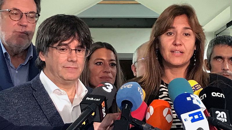 Puigdemont propone a ERC y la CUP formar en el Congreso con JxCat el "grupo parlamentario de la república catalana"