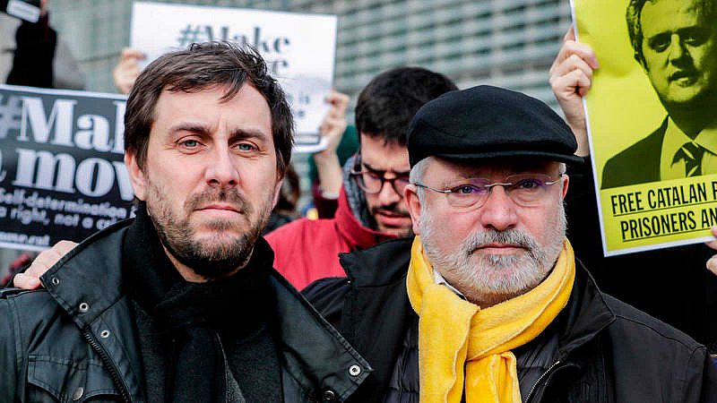 Los 'exconsellers' Comín y Puig, en libertad con medidas cautelares tras comparecer ante el juez belga por su euroorden