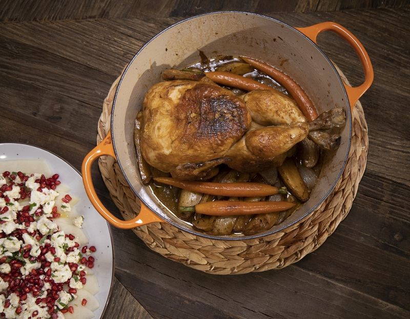 Receta de "pollo en cocotte" de Dani García