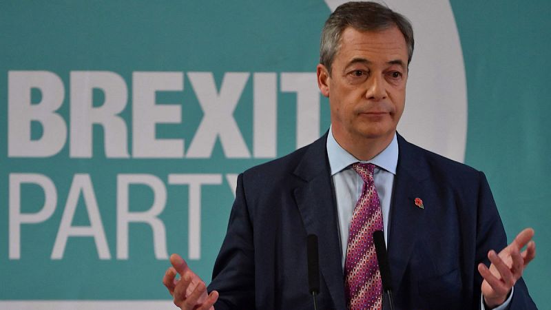 Farage no presentará candidatos en los escaños ganados por los 'tories' en 2017
