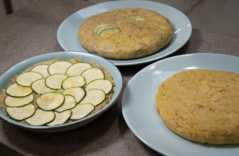 Receta de "tortillas de patatas no tradcionales" de Dani Garc�a