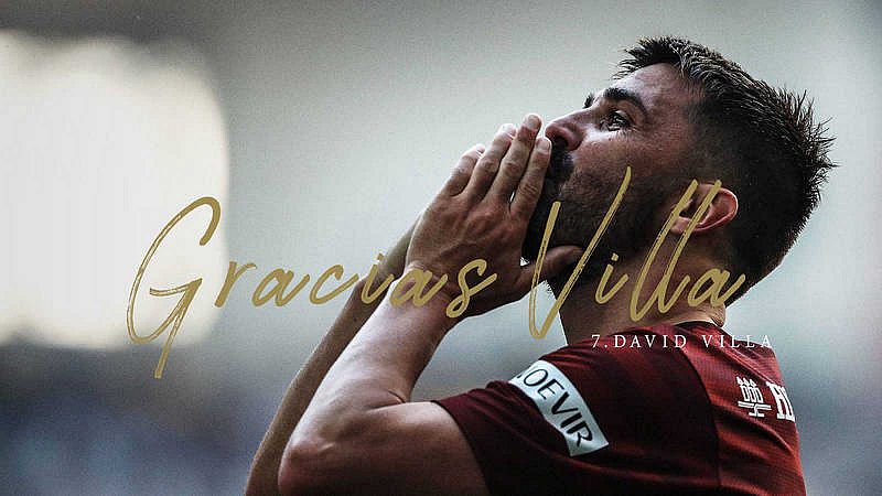 David Villa anuncia su retirada del fútbol profesional a finales de esta temporada