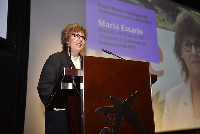 María Escario recibe el premio Buenas Prácticas en Comunicación no sexista