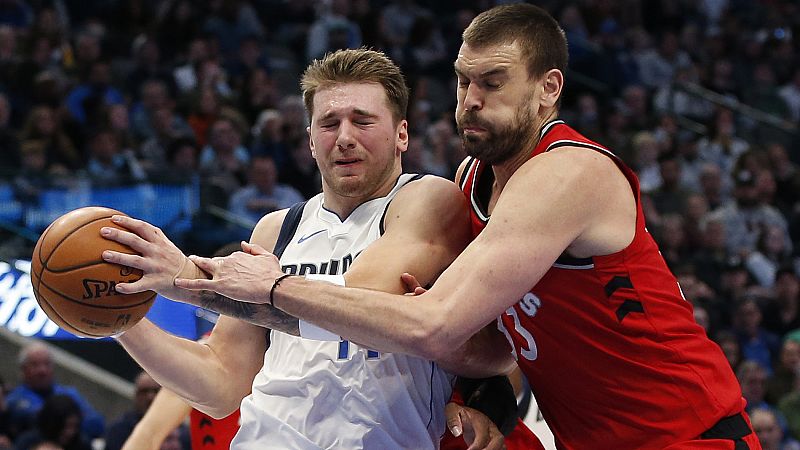 Un 'doble-doble' de Doncic tumba a los Raptors de Marc Gasol