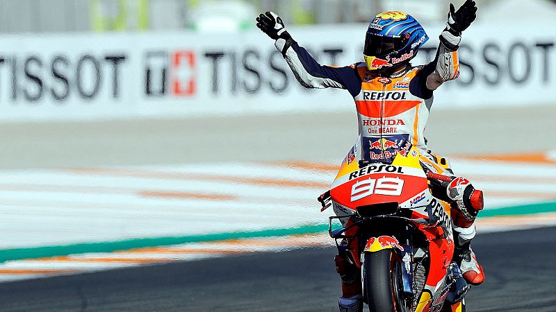 Márquez se impone en la última carrera de Jorge Lorenzo