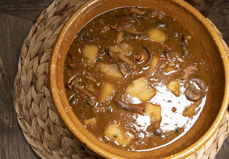 Receta de "patatas con n�scalos" de Dani Garc�a