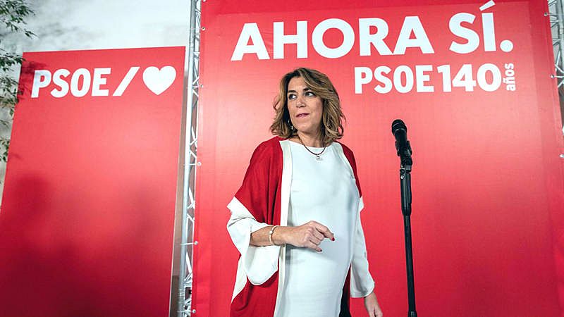 Susana D�az pide "perd�n" a los andaluces tras la sentencia de los ERE y se desmarca: "Yo no estaba"