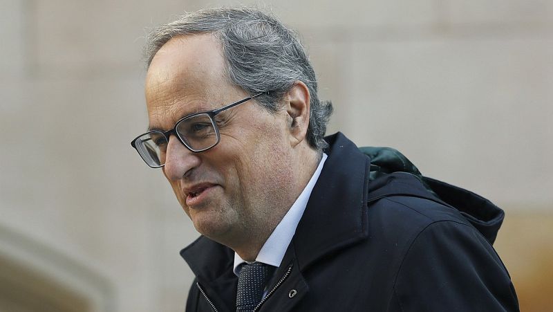 Torra descarta un adelanto electoral en Cataluña a día de hoy