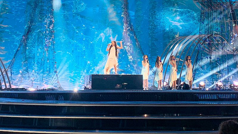 Melani alcanza la perfeccin en el segundo ensayo de Eurovisin Junior 2019