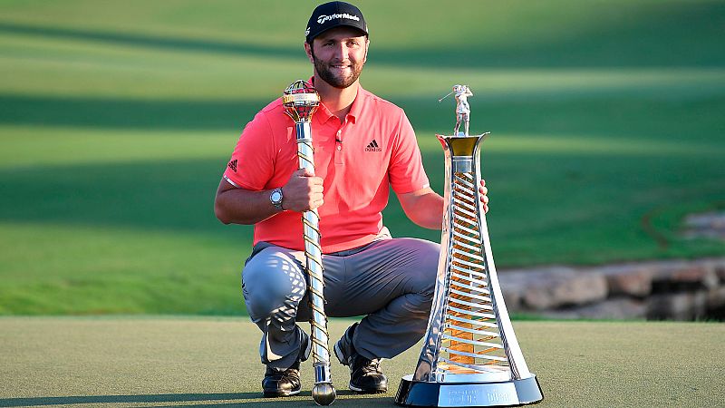 Jon Rahm sella el doblete en Dubai, con el título y la 'race'