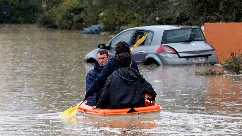Cuatro personas mueren en las inundaciones del sureste de Francia
