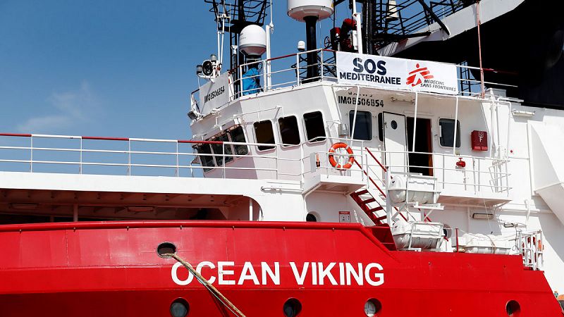 El buque Ocean Viking rescata a 60  inmigrantes en el mar Mediterráneo