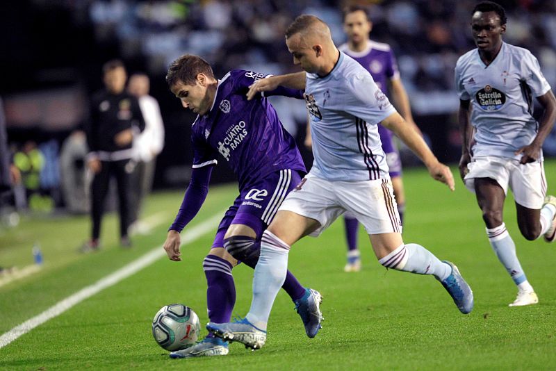 Celta y Valladolid no pasan del empate en el aguacero de Balaídos