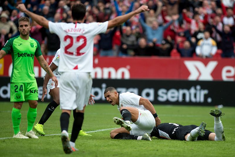 El Sevilla se impone por la mínima a un correoso Leganés