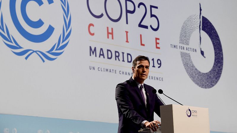 Sánchez pide pasar a la acción en la lucha contra el cambio climático: "Solo los fanáticos niegan la evidencia"