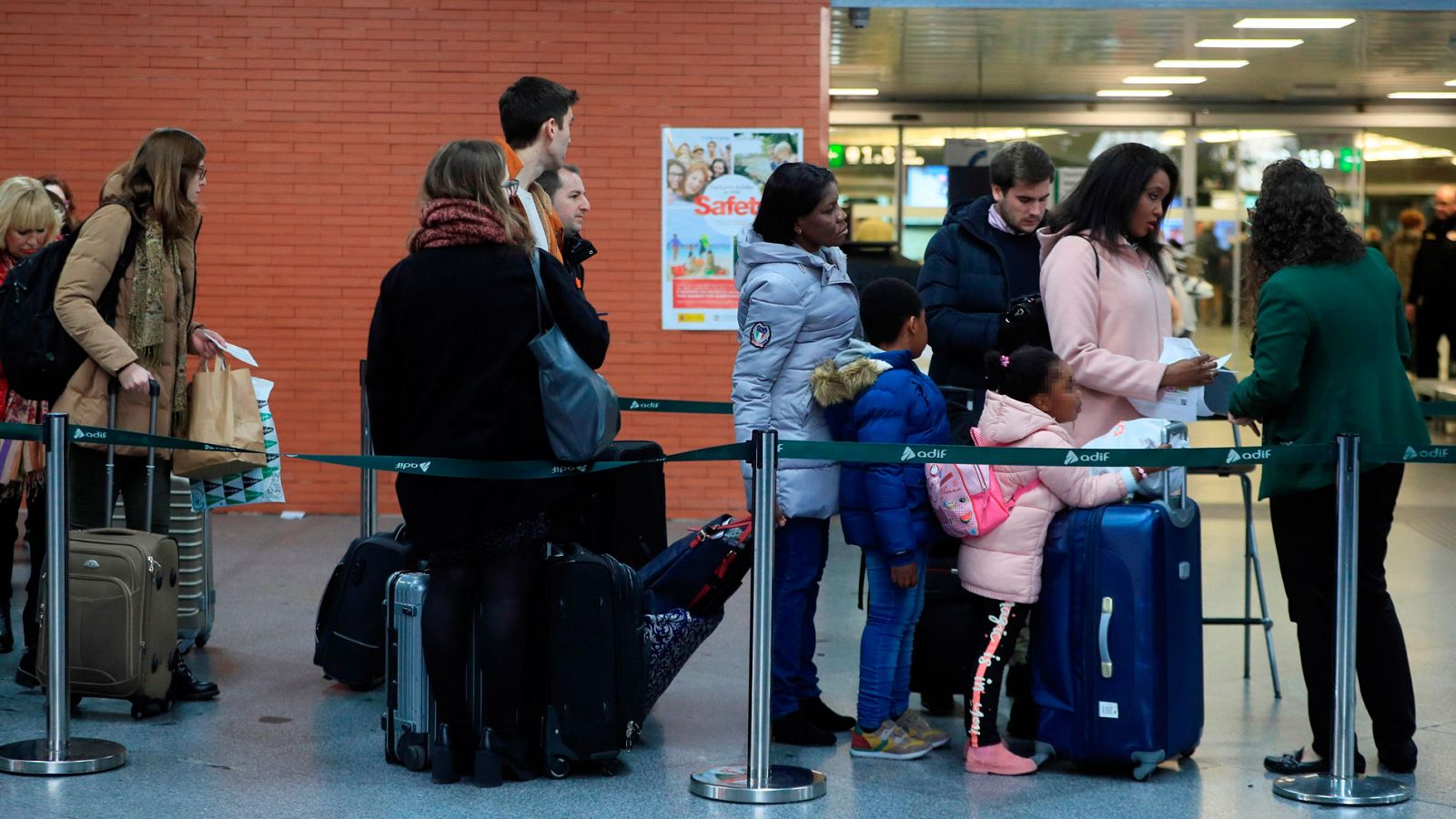 Más de 11.000 usuarios de Renfe afectados por los paros convocados en el puente de diciembre